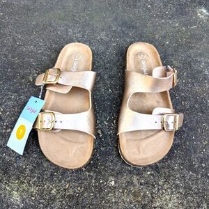 Cat & Jack girl sandals size 1 color like cream
